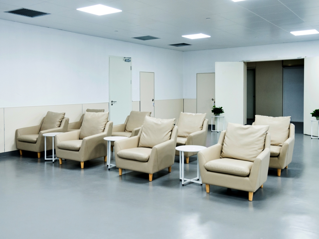 sofas para zonas de descanso en hospitales